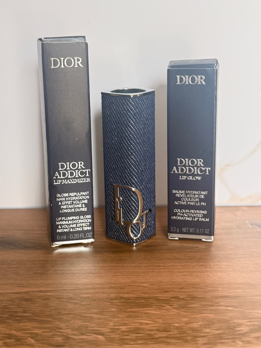 Dior Lip Set | Addict Lip Glow 074 + Lip Maximizer 063 + Couture Lipstick Case